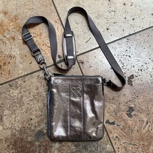 Coach Metallic silver Crossbody Bag